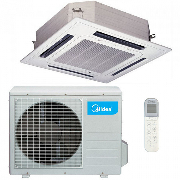 Кондиционер кассетный Midea MCA3-12HRN1-Q/MOUB-12HN1-Q